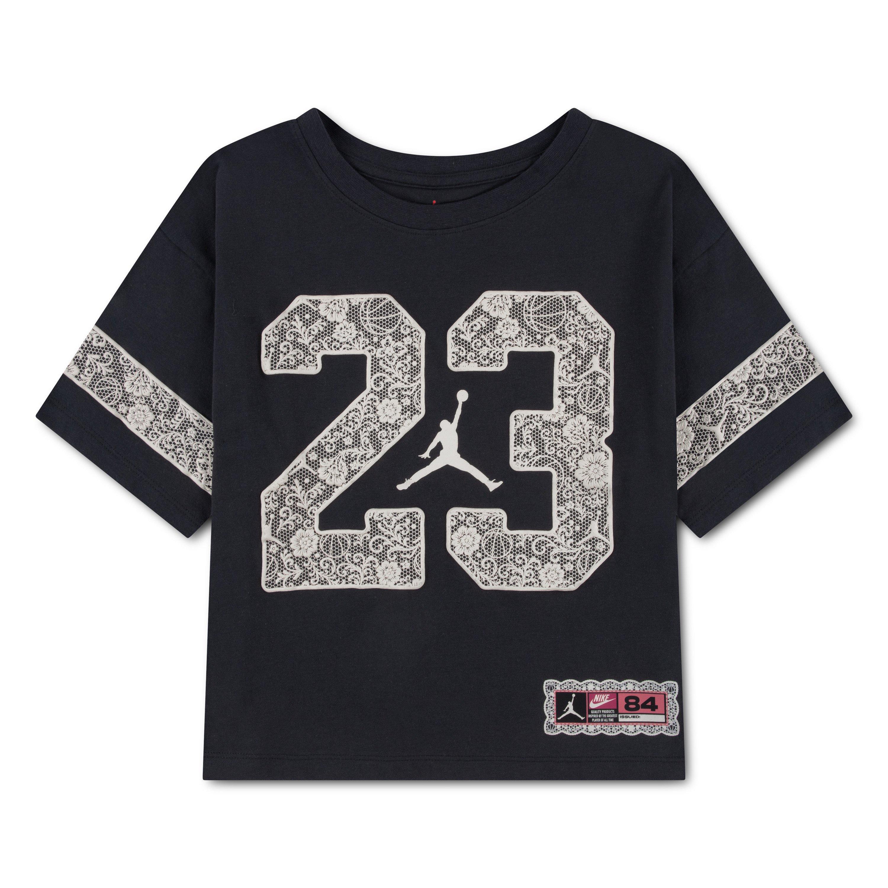 FA26 FLOWER LACE TEE - GREY